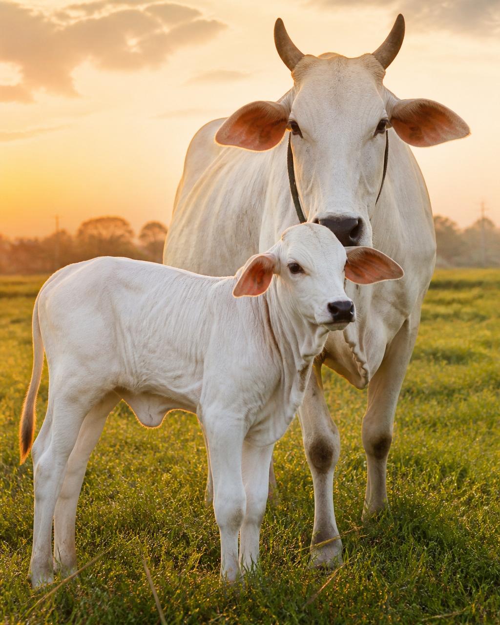 गौ माता एवं बछड़ा